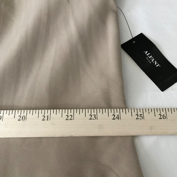 ALFANI One Button Blazer Jacket Tan Women’s Plus Size 2X - Picture 12 of 16